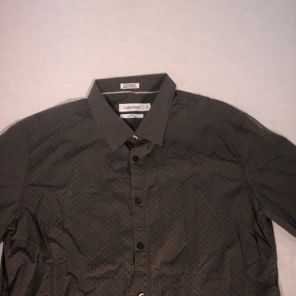 Calvin Klein Button Up Dress Shirt Size Large - Picture 2 of 4